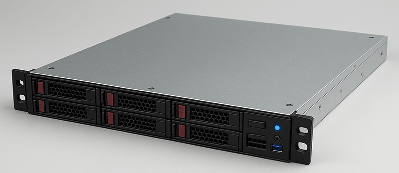 1U機架式伺服器,相對節省空間,託管成本低