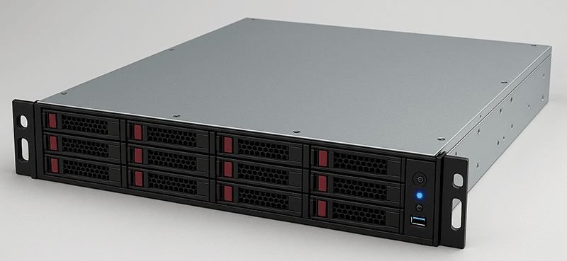 2U機架式伺服器機箱,擴展空間大,散熱性好