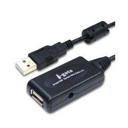 USB2.0 訊號增益加強延長線A(公)-A(母) 10M