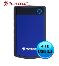 4TB StoreJet 25H3 軍規防震2.5吋USB3.1行動硬碟-海軍藍