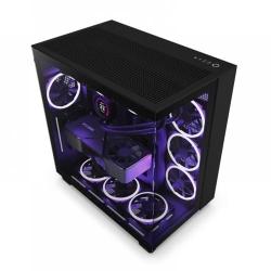 H9 Flow ATX Case (黑色) (鋼化玻璃)