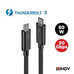 被動式 THUNDERBOLT 3 INTEL 原廠認證傳輸線, 1M