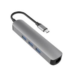 6-in-1 USB-C Hub-太空灰