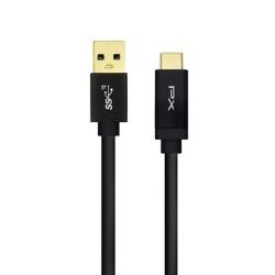 USB3.1 Gen2 A-to-USB-C Type-C 1M閃充快充1米充電傳輸線 黑