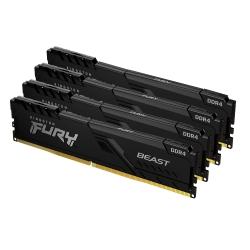 FURY Beast 64GB (4x16GB) DDR4 3200MT/s CL16 Black XMP