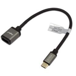 USB3.1 Type-c公對 USB 3.0 A母高速傳輸OTG資料擴充線 鋁殼 15CM