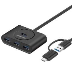 4埠 USB3.0/Type-C 兩用OTG集線器