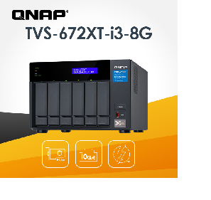 TVS-672XT-i3-8G 6-Bay NAS(不含硬碟)