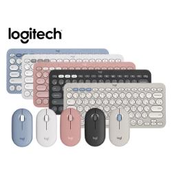 Pebble2 Combo 迷霧灰 藍牙無線鍵盤滑鼠組 中文