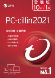 PC-cillin 雲端版 一年十台防護版(ESD) [下載版]