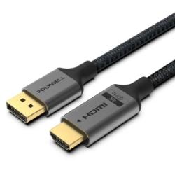 DP轉HDMI 4K60Hz 影音傳輸線 2米 鋁合金編織線