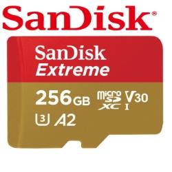 256GB Extreme microSDXC UHS-I 記憶卡