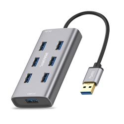 鋁合金 7 Port USB3.0集線器