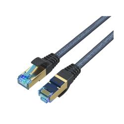 CAT8 40Gbps 超高速網路編織線 1M (灰)