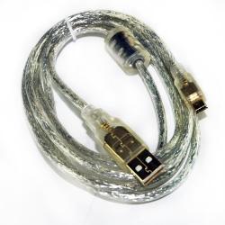 USB2.0 A公-迷你5Pin鍍金 1.8M+單磁環