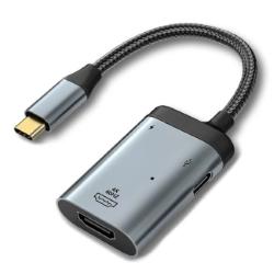 TYPE-C轉HDMI 4K60Hz 附PD孔100W同時充電傳輸