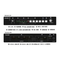 4K 2進4拼接電視牆處理器