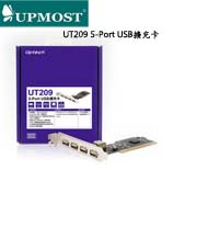UT209 PCI 5-Port USB2.0擴充卡 *現貨