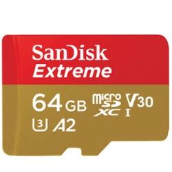 64GB Extreme microSDXC UHS-I 記憶卡