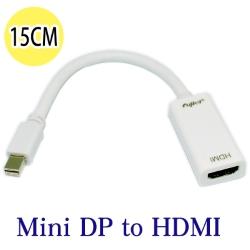 mini DP公 to HDMI母 adapter cable 轉接線 15cm