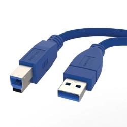 USB3.0 Type-A公對B公 25公分 高速傳輸線 3A 5Gbps