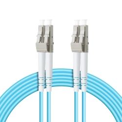 電信級 LC-LC 多模 10G 雙芯 OM3 全 雙工光纖跳線 1米