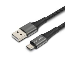 USB-A To Micro-B 公對公 編織充電線 1米