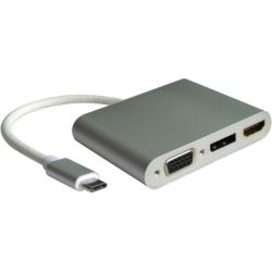 USB Type-C轉HDMI/ DP/ VGA轉接器