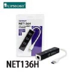 NET136H USB3.0 Giga網路卡+HUB集線器