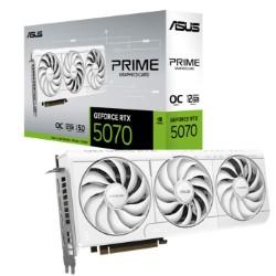 ASUS PRIME GeForce RTX 5070 12GB GDDR7 OC 超頻版 White Edition