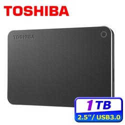 Canvio PremiumII 1TB 2.5吋行動硬碟(黑)