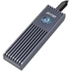 USB3.2 10G M.2 NVMe 鋁合金散熱風扇外接盒