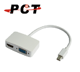 Mini DisplayPort 轉 HDMI / VGA 轉接器 *現貨