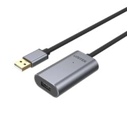 鋁合金USB2.0信號放大延長線 10M