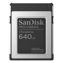 640GB PRO-CINEMA CFexpress Type B 記憶卡