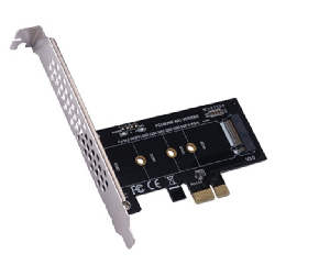 PCI-E 1X M.2-NVMe 1埠 SSD轉接卡(M2PE42)